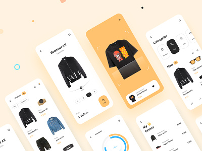Shopping app app cartoon catalog clothes design inspiration interface magazine mobile shop ui ux
