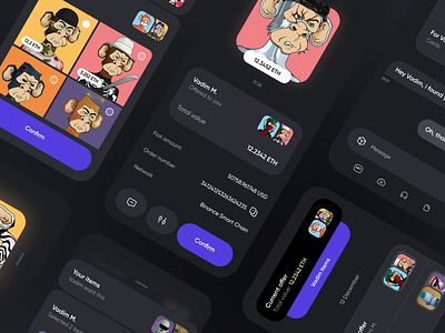 NFT Mobile App UI