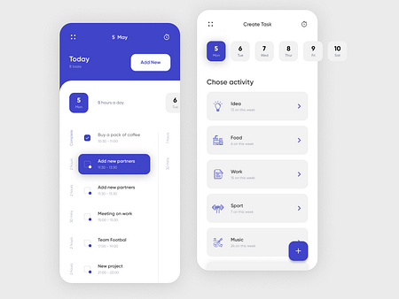 To do list by Vadim Marchenko on Dribbble