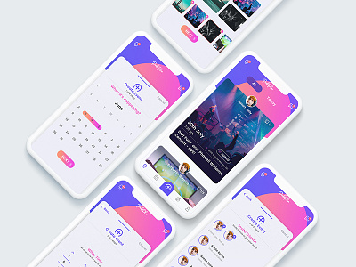 Event planning app designs