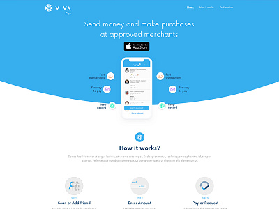 VIVA Pay homepage