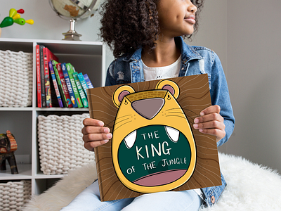 King Of The Jungle art character design childrens books childrens illustration design digital art illustration print procreate product design sketchbook