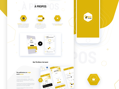 Landing Page for mobile app