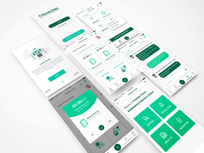 Mobile app / Ambulatory Infusion Center application mobile design design app health app healthcare mobile mobile app