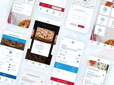 Joe's Pizza application mobile branding delivery app design design app e commerce food mobile app design ui ux