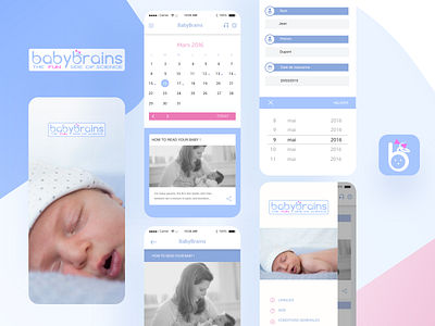 BABY BRAINS - Design mobile app