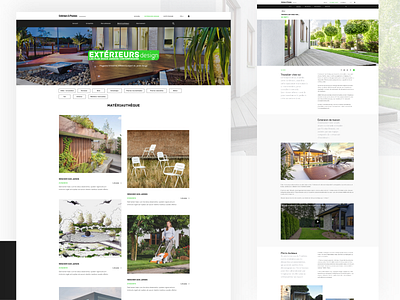 Extérieurs design website