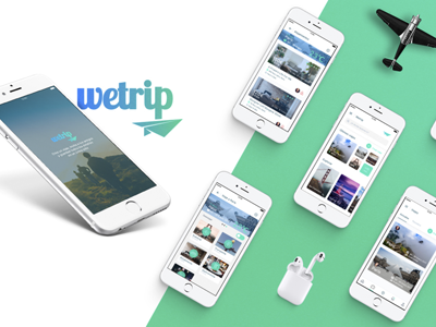 Wetrip App: UX/UI Design app design mobile trip ui ux