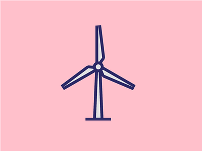 Windy design illustrator logo picto