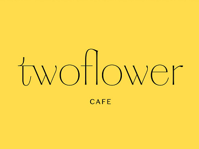 Twoflower Cafe - Wordmark