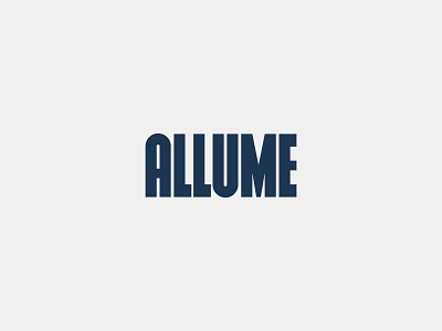 Allume - Condensed Wordmark