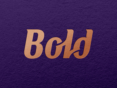 Bold - Wordmark branding design icon logo typography visual identity wordmark