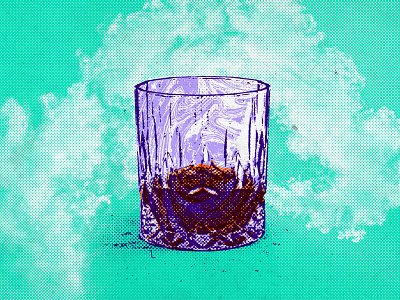 Whiskey Tumbler alcohol branding design exploration food and beverage highball icon illustration logo psychadelic tumbler visual whiskey