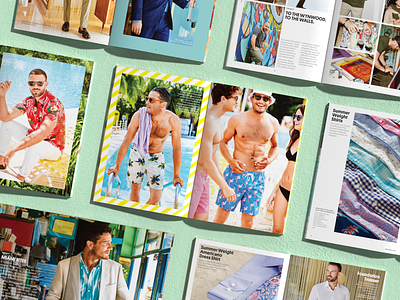 Summer Miami Catalog catalog graphic design lookbook press print ad print design print production