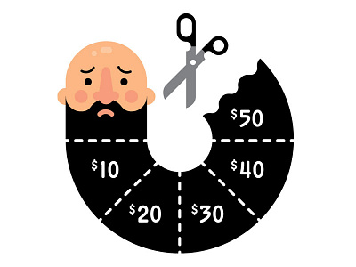 Beard Tax illustration