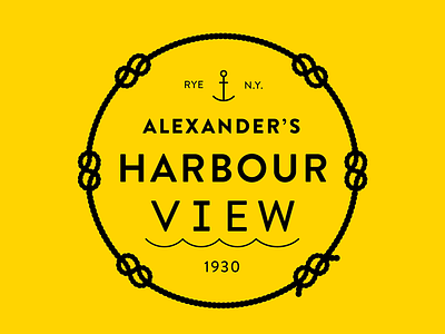 Harbour View (Option 2) knot logo mark