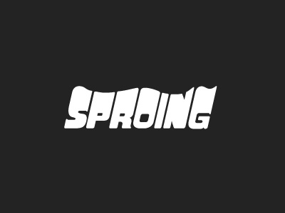 Sproing logo type