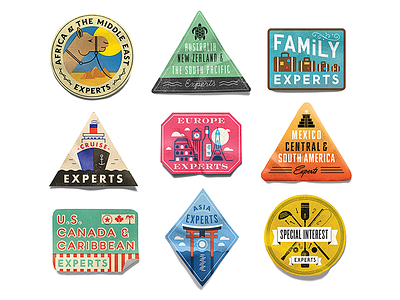 Luggage Labels badge label tag texture vintage