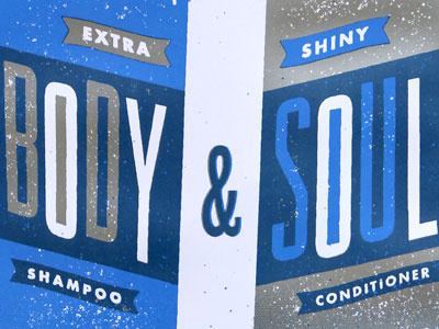 Body & Soul illustration poster screenprint