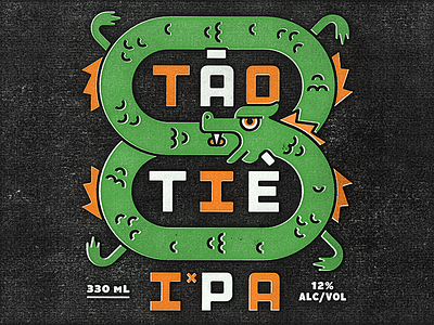 TÁO TIÈ IXPA beer dragon texture