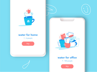 Home / Office - illustrations and animations for web site / app by Alona  Shostko on Dribbble