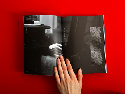 Viktor Sydorenko's Hero, Object, Phantom: page 18 artbook artist book catalog cover editorial editorial design monochrome print red whitespace