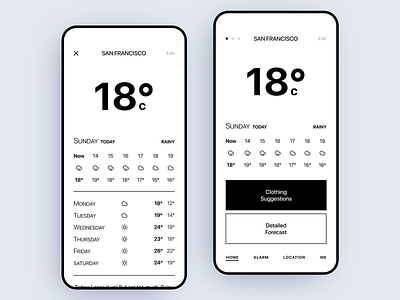 Weather App - Concept Design