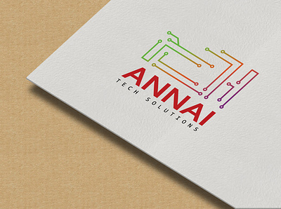 ANNAI TECH Tamil logo branding illustration logo logo design tamil logo tamil typography typo typogaphy vector