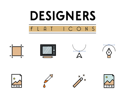 Icons Designer design designer flat designs flat icons graphic design icon icon design illustration vector