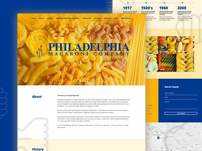 Pasta Company - Landing Page