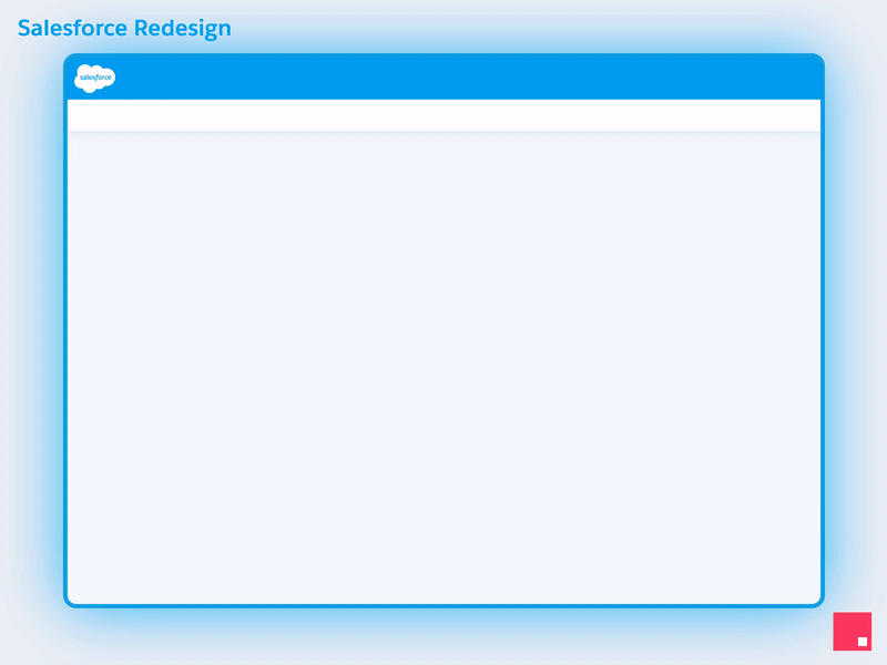 Salesforce Redesign Transitions animation app blue dashbaord design graph graphs invision invision studio invisionstudio salesforce transition ui ux web web design