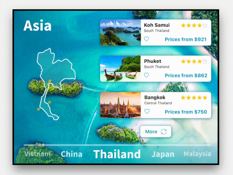 Travel Application - Asia