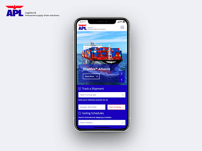 APL Logistics Mobile Redesign aftereffects animation app app design design logistic logistics mobile mobile app design transport ui ux web