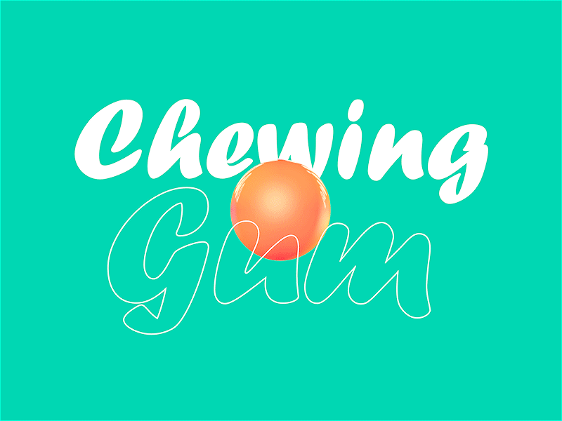 Chewing Gum 3d c4d cinema 4d gum