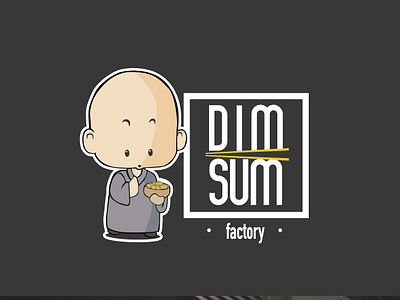 Dim Sum factory asian food brand brand identity branding design font icon iconic logo illustration logo logo mark logodesigns restaraunt restaurant branding