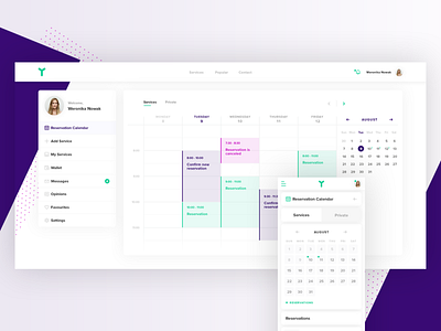 Calendar design for B2B platform app app design branding dashboad dashboard design design app illustration marketplace mobile reservation saas uidesign user inteface user interface ux design ux ui ux ui design web web app