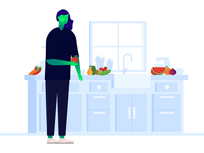 illustration of nutritionist. app app design application design design app illustration illustration art illustrations illustrator saas ui user interface vector