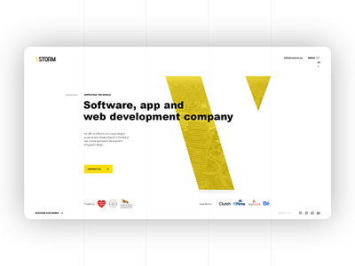VSTORM website / Homepage animation design home page home page design home screen homepage interface main page ui ui design uidesign user experience user experience design user interface user interface design ux ui uxui webdesign website website design