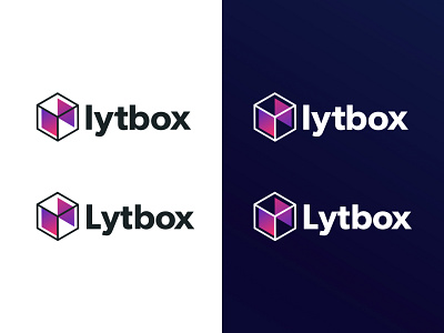 Lytbox Logo Concept branding design gradient logo sketch typography ui web website design