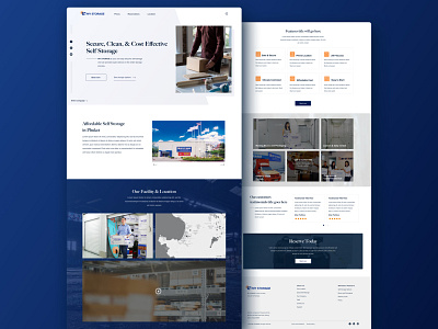 Self Storage Web Design - Version 1