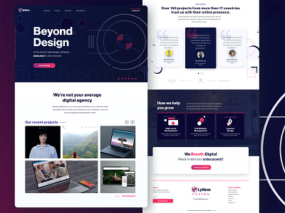 Lytbox Concept #2 banner banner design banners design gradiant gradient gradient design gradients landing landing design landing page landing page design landingpage sketch web web design webdesign website website design