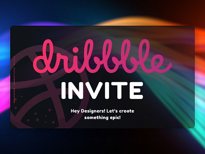 Dribbble Invite