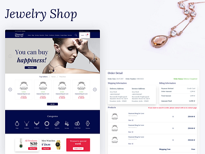 Jewelry Shop - DiamondTurkey Dribbble diamond diamond shop jewelry jewelry shop