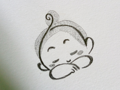 Mansyurina Baby Spa Logo WIP logo sketch wip