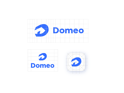 Domeo Logo Design graphic design logo logo design logomark logotype negative space vector
