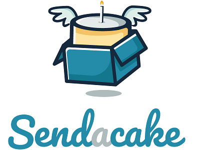 Send a cake - Logo design