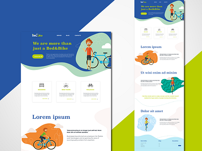 B&B(ike) website bike bycicle graphicdesign ui uidesign ux web webdesign