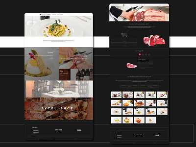 Bricco e Bacco | Restaurant website butcher website meat shop restaurant restaurant website uidesign uxdesign web web 2.0 website