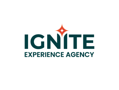 Ignite - experience agency branding graphic ignite logo logo design logotype minimal typography