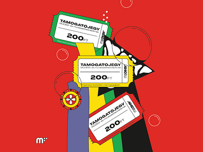 MODEM - ticket illustration art design illustration modem vector